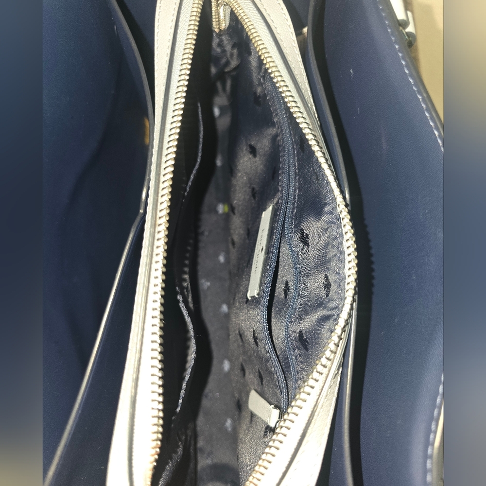 Kate Spade, dusty blue satchel - Picture 4 of 6